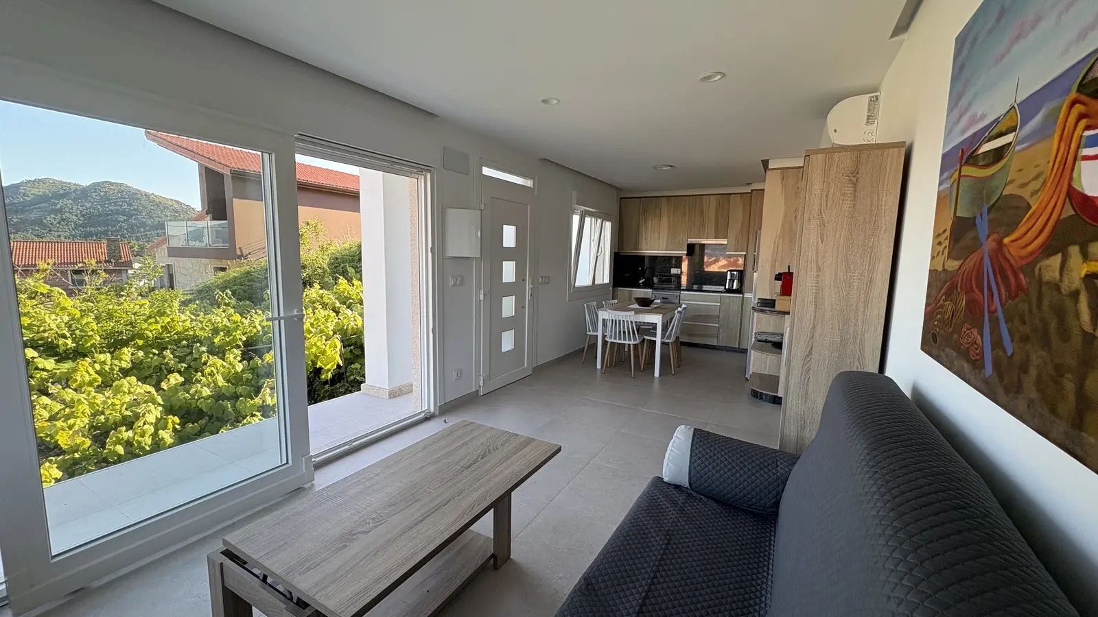 Cociña totalmente equipada en LouroBeach I, apartamento vacacional Louro